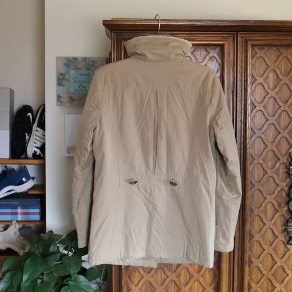 Weatherproof Insulated Anorak Cargo Utility Coat Jacket - Khaki/Tan, Size S - Picture 10 of 16
